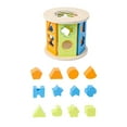 thumbnail image 1 of Los bloques huecos del juguete del clasificador de la forma de madera desarrollan la habilidad del motor educativo temprano Forma de geometría Zulema juego de clasificación de formas de color, 1 of 8