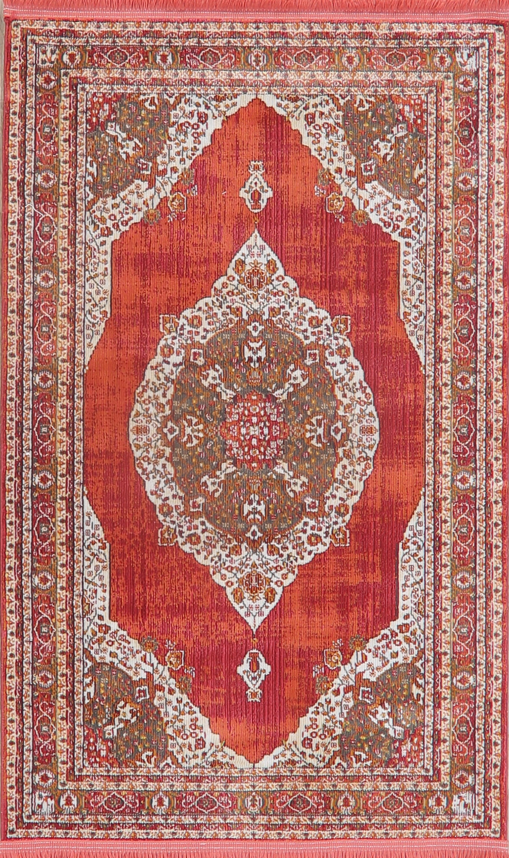 Traditional Floral Distressed Carpet 3x5 Oriental Faded Area Rug