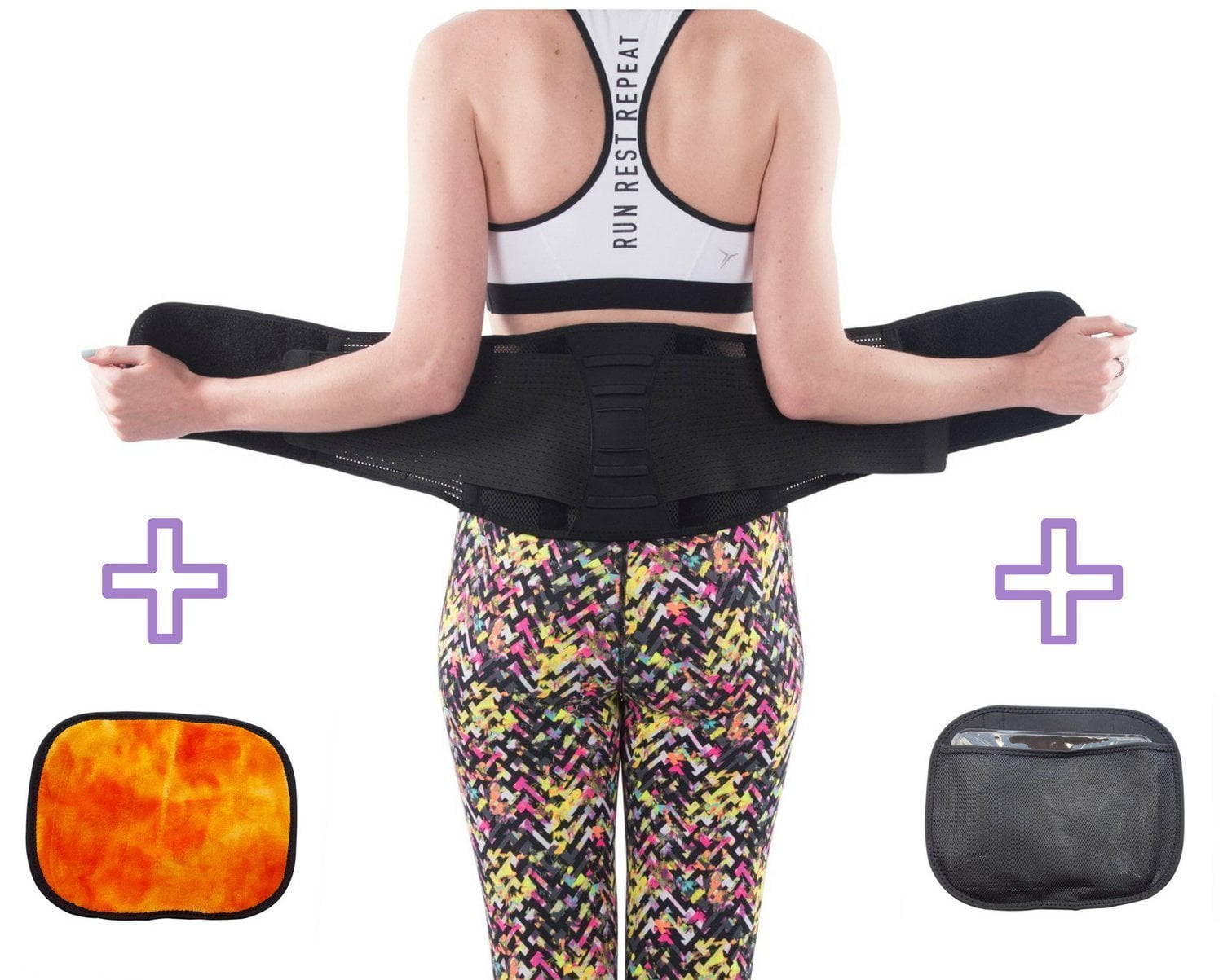 Details about   Protective Wear Back Support With Stays Gym Yoga Support 