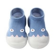 thumbnail image 2 of 1 Pair Baby Sock Shoes Boys Girls First Walking Shoes Non Slip Cartoon Soft Rubber Sole Baby Slipper Infant Toddler Sneakers, 2 of 8