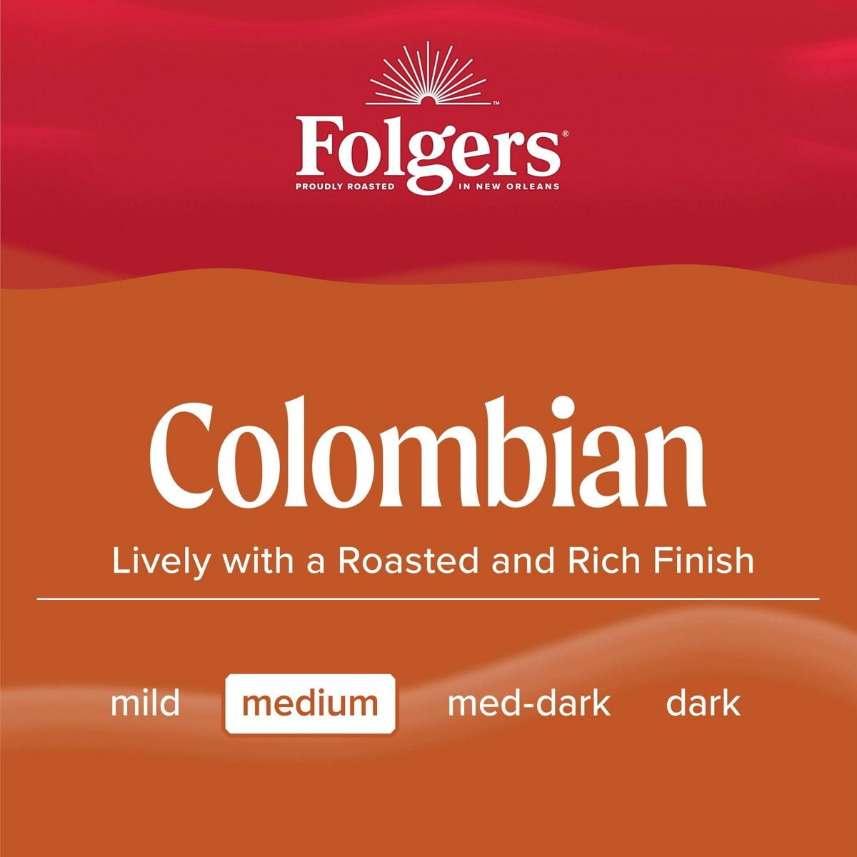 Folgers Colombian Medium Roast Coffee - Keurig K-Cup Pods - 24ct - Pack of 2