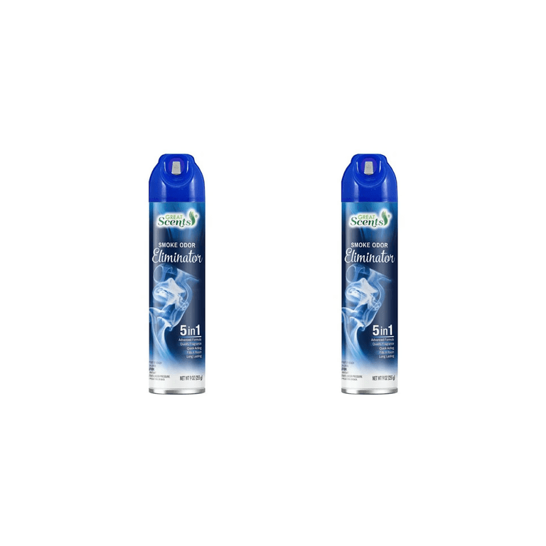 Great Scents Smoke Odor Eliminator Air Freshener – 9 oz (1 bottle)