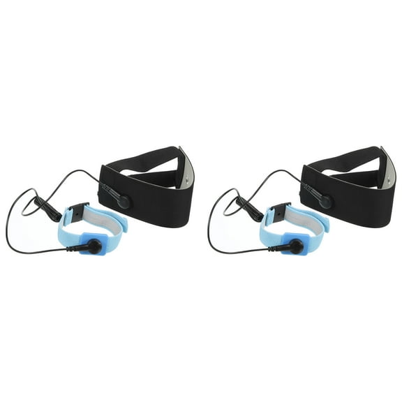 2pcs ESD Anti Static Foot Heel Straps Anti Static Wrist Strap 8.5" for Protecting Electronics Against Electric Shock