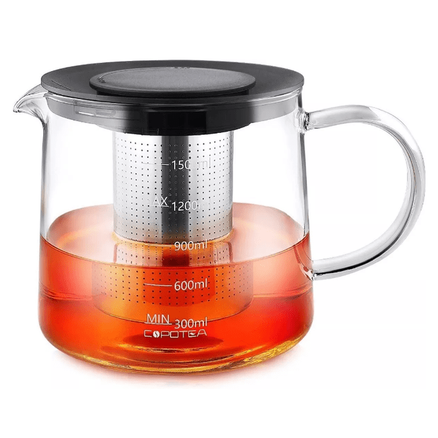 Tetera De Vidrio Kunch De 1500 Ml Con Infusor Extraíble