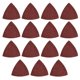 thumbnail image 1 of Lijas de Lijadora de Detalle Triangular, Papel de Lijado de Gancho y Bucle, 40 Granulaciones, Hojas de Lijado de 3-1/8 Pulgadas, 15 piezas, 1 of 4