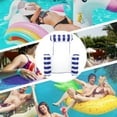 thumbnail image 5 of Swimming Pool Float Hammock Multi-Purpose Inflatable Lounge Bed (Dark Blue), 5 of 5