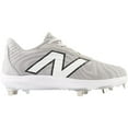 thumbnail image 2 of New Balance Men's Fuelcell 4040V7 Low Metal Baseball Cleat Grey/White Wide 8.5, 2 of 6