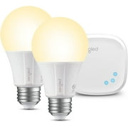 Sengled Smart Light Bulb Starter Kit, Google Home, 2700K Soft White Light Bulbs, A19 E26 Dimmable Bulbs 800LM, 9 (60W Equivalent), 2 Bulbs with Hub, New