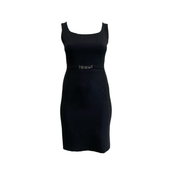 PROPAGANDA Women's Embellished Sleeveless Dress IT 52 Black