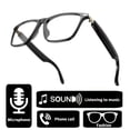 thumbnail image 6 of Smart Wireless 5.3 Glasses: Bluetooth Calls, Music, Sports Headphones, Rechargeable, HiFi Sound, Long Battery, Anti-Blue Light & UV Lenses, Unisex Tech Gift for Birthday/Christmas/Halloween, 6 of 16