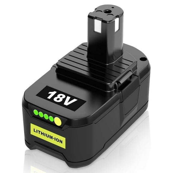1 Pack 8000mAh P108 Battery Replacement for Ryobi 18V Battery Compatible with Ryobi Battery 18V Volt Lithium ion Batteries for Ryobi One 18V Cordless Tools with LED Indicator