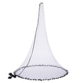 thumbnail image 5 of BASSDASH American Saltwater Fishing Cast Net 3/8 1/4-Inch Mesh 4ft 6ft 8ft Radius, 1-Pound Per Foot, for Bait Fish with Utility Bucket Casting, 5 of 7