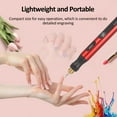 thumbnail image 4 of Mini Outil Rotatif Sans Fil 3 Vitesses 5 V Rechargeable, Trousse d'Outils Rotatifs avec 4 Mèches de Meulage USB, 4 of 8