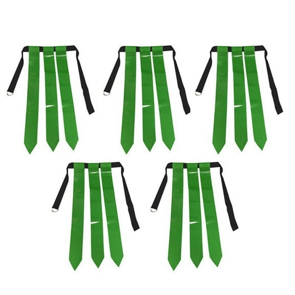 Green Flag Football Belt Youth Touchdown Game Capture the Flag Streamer Waist Flag