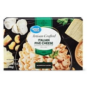 Great Value Artisan Crafted Macaroni and Cheese, Italian Five Cheese, 12 oz (Shelf Stable)