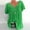 Green, variant on Zpanxa Plus Size Tops for Women Short Sleeves V-Neck Print Blouse Pullover Tops Shirt Womens T Shirts Pink 5XL