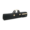 thumbnail image 3 of lacooooppia Billiard Stick Carrying Case Soft Cue Bag 1/2 Snooker Pool Cue Bag Portable Oxford Cloth Pouch Hold 3 Butt 4 Shaft Black, 3 of 8