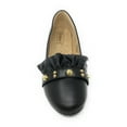 thumbnail image 3 of Victoria K Women's Ruffle With Gold studs Ballerina Flats, 3 of 5