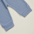 thumbnail image 6 of NOLDARES Toddler Baby Boy Clothes Fall Winter Outfits 2 Piece Set Print Sweatshirt Tops + Joggers Pants Casual Clothing(Sky Blue,6-12 M), 6 of 9