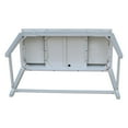 thumbnail image 3 of International Concepts Solid Wood Vanity Table  in White, 3 of 14