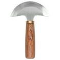 thumbnail image 1 of Cuchillo para cortar cuero, pulido fino, fácil Control, cuchillo semicircular para bordes de cuero, cortador de cuero con mango de madera, 1 of 5
