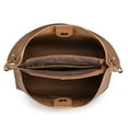 thumbnail image 4 of Montana West Hobo Purse for Women Bucket Shoulder Bag with Crossbody Strap, Brown, 4 of 7