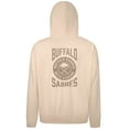 thumbnail image 3 of Men's Levelwear Cream Buffalo Sabres Contact Stamp Pullover Hoodie, 3 of 3