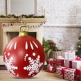 thumbnail image 4 of Bola decorativa de Navidad de PVC bola de Papá Noel de 60CM regalos versátiles coloridos para niños, 4 of 5