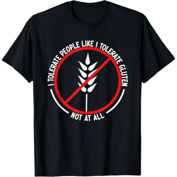 t-shirt Gluten Intolerance Gluten Free Celiac Disease Food Allergy T-Shirt.