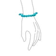 thumbnail image 3 of Bling Jewelry Womens Turquoise Gemstone Strand Stackable 10MM Bead Bracelet Cord String Adjustable, 3 of 4