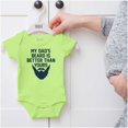thumbnail image 3 of My Dads Beard is Better Than Yours Romper Boys or Girls Infant Baby Brisco Brands 24M, 3 of 6