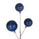 thumbnail image 2 of Guirnalda de Alambre con Ramas de Perlas Azul Medianoche Vickerman 3 m, 2 of 4