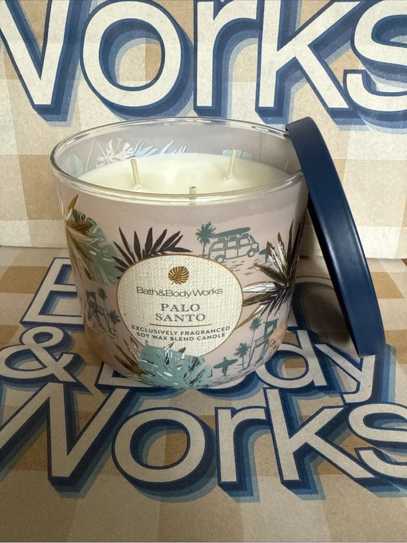 bath and body works tobacco candle & Flower Scented 411 g Body Works keep their promise Caramel Bath & Body |