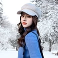 thumbnail image 3 of Ksopiavobs Newsboy Hats for Women Fashionable Newsboy Cap for Women Baker Boy Cap Winter Hats with Brim Cabbie Beret Hat, 3 of 7
