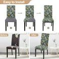 thumbnail image 4 of Printed Dining Room Chair Covers Set of 4, Stretch Kitchen Chair Covers Washable Parsons Chair Slipcover Removable Dining Chair Protectors for Hotel,Ceremony (Classic Floral Print), 4 of 6