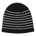 thumbnail image 2 of PureCasa Winter Hat Beanie for Men Women Fashion Striped Beanie Cuffed Winter Warm Cozy Chunky Rib Knit Hat for Running Cycling Snow Ski Beanie, 2 of 3