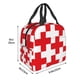 thumbnail image 3 of Easygdp Red Cross 1 Bolsa Térmica Premium - Tela Oxford Impermeable, Gran Capacidad, Bolsillo Frontal, Unisex para Trabajo, Escuela, Actividades al Aire Libre y Picnics, 3 of 8