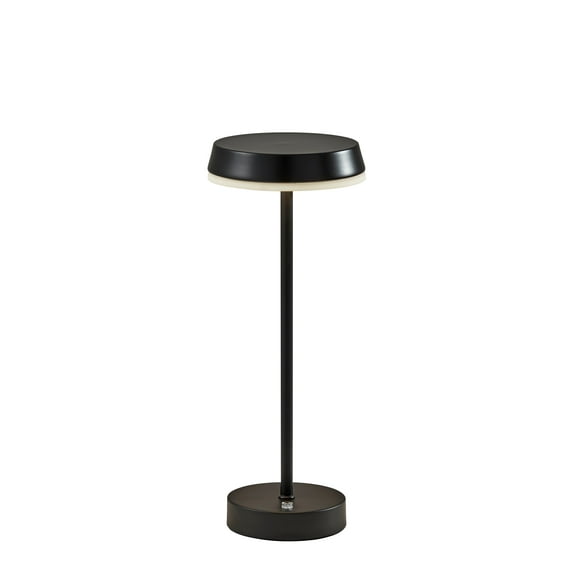Adesso Tommy 15" 1-Light Touch Dimmer Rechargeable LED Cordless Indoor Outdoor Table Lamp
