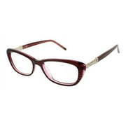 JESSICA MCCLINTOCK Eyeglasses 4011 Plum Horn 53MM