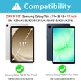 thumbnail image 2 of Funda con Teclado y Mouse EAMPANG para Samsung Galaxy Tab A9+ 11", 2 of 9