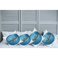 thumbnail image 2 of Ambesonne Blue Throw Pillow Cover 4 Pack, Shark Underwater Hunter, 16", Blue Grey, 2 of 5