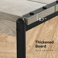 thumbnail image 6 of Soonbuy Square Rustic End Table for Living Room, Sturdy Frame, 19.6 Inch, Gray, 6 of 7