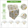thumbnail image 5 of White Pumpkins Fall Table Runner Linen Burlap Table Runner 36 Inches Small Thanksgiving Eucalyptus Farmhouse Dresser Scarves for Kitchen Island Coffee Dining Room Party Holiday Decoration 13"x36", 5 of 8