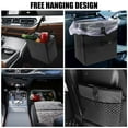 thumbnail image 2 of Car Trash Can  Hanging Car Bin Foldable Car Trash Bag Waterproof Garbage Bin Storage Box For Car Suv Truck Minivan Auto Black, 2 of 7
