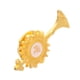 thumbnail image 3 of Pin de pecho en tono dorado, Pin de solapa con cruz de cáliz, Pin de solapa de cáliz de primera comunión para accesorios religiosos católicos de primera comunión, 3 of 7