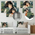 thumbnail image 4 of Designart "Anime Character in Feminine Form V" Fashion Woman Metal Wall Art Prints, 4 of 5