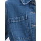 thumbnail image 5 of INSPIRE CHIC Vestido de Mujer de Mezclilla con Botones, dobladillo curvado, manga larga, vestido midi de camisa de mezclilla, S Azul, 5 of 6