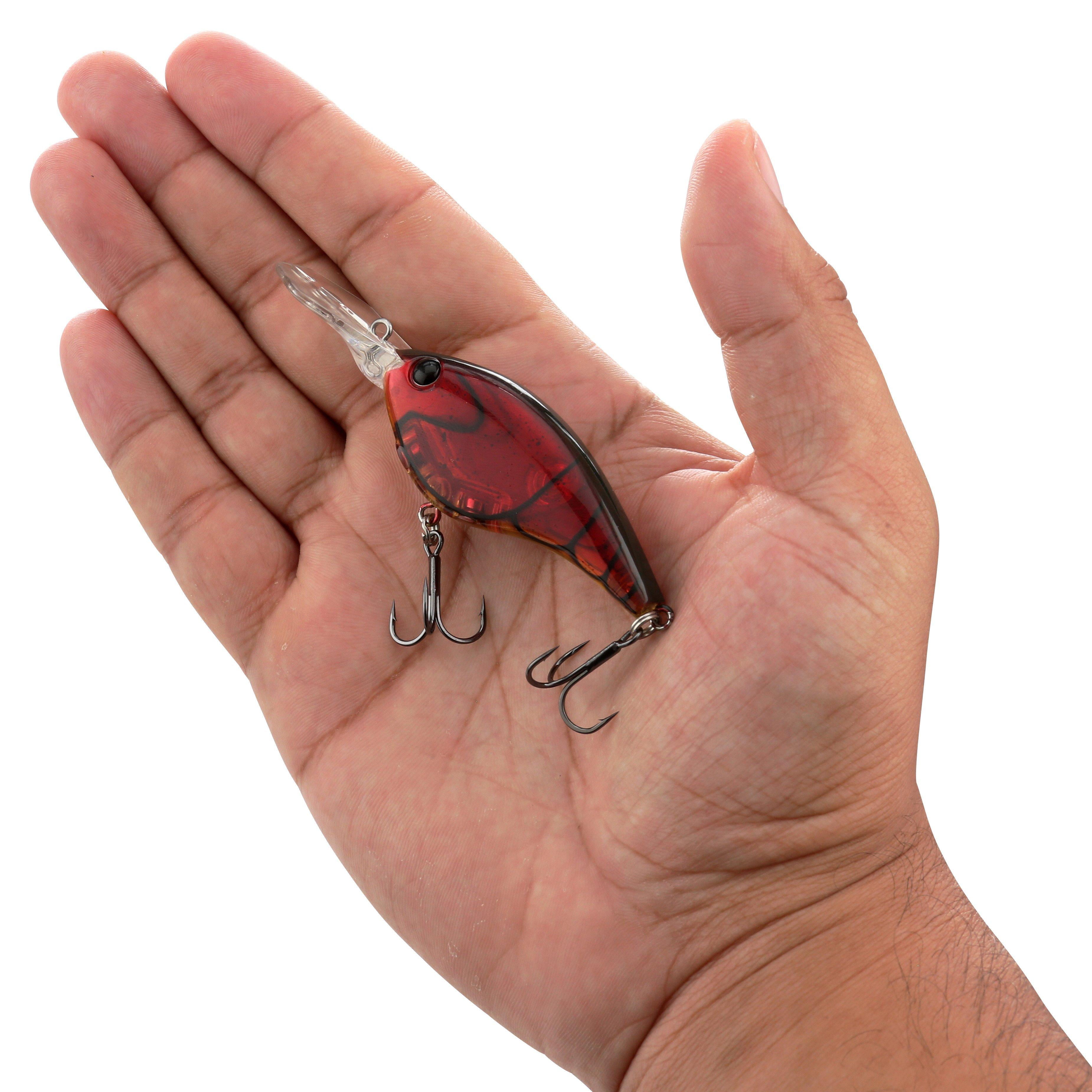 Berkley Clickin’ Frittside Fishing Lure, Ghost Red Craw, 7 (3/7 oz)