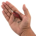 thumbnail image 2 of Berkley Clickin’ Frittside Fishing Lure, Ghost Red Craw, 7 (3/7 oz), 2 of 11