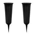 thumbnail image 2 of PONPRNGY 2Pcs Memorial Floral Vases, Cemetery Vase, Headstones Flower Holder, Grave Cone Vase, Flower Pots for Outdoor Plants, Decorative Plastic Containers, 2 of 6